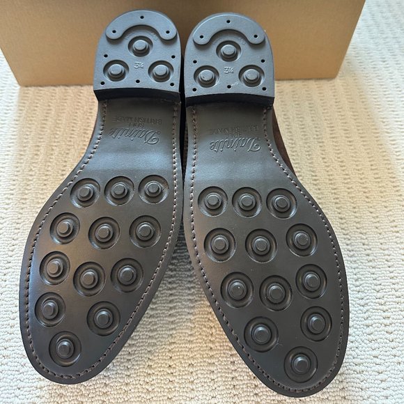 Brand New - Cobbler Union Thomas Brown Suede Tassel Loafer Shoes - Size 8UK - Picture 9 of 13